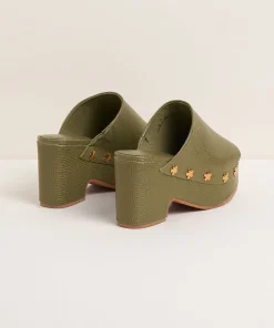 Discount Ellery In Khaki Flower Women Platforms