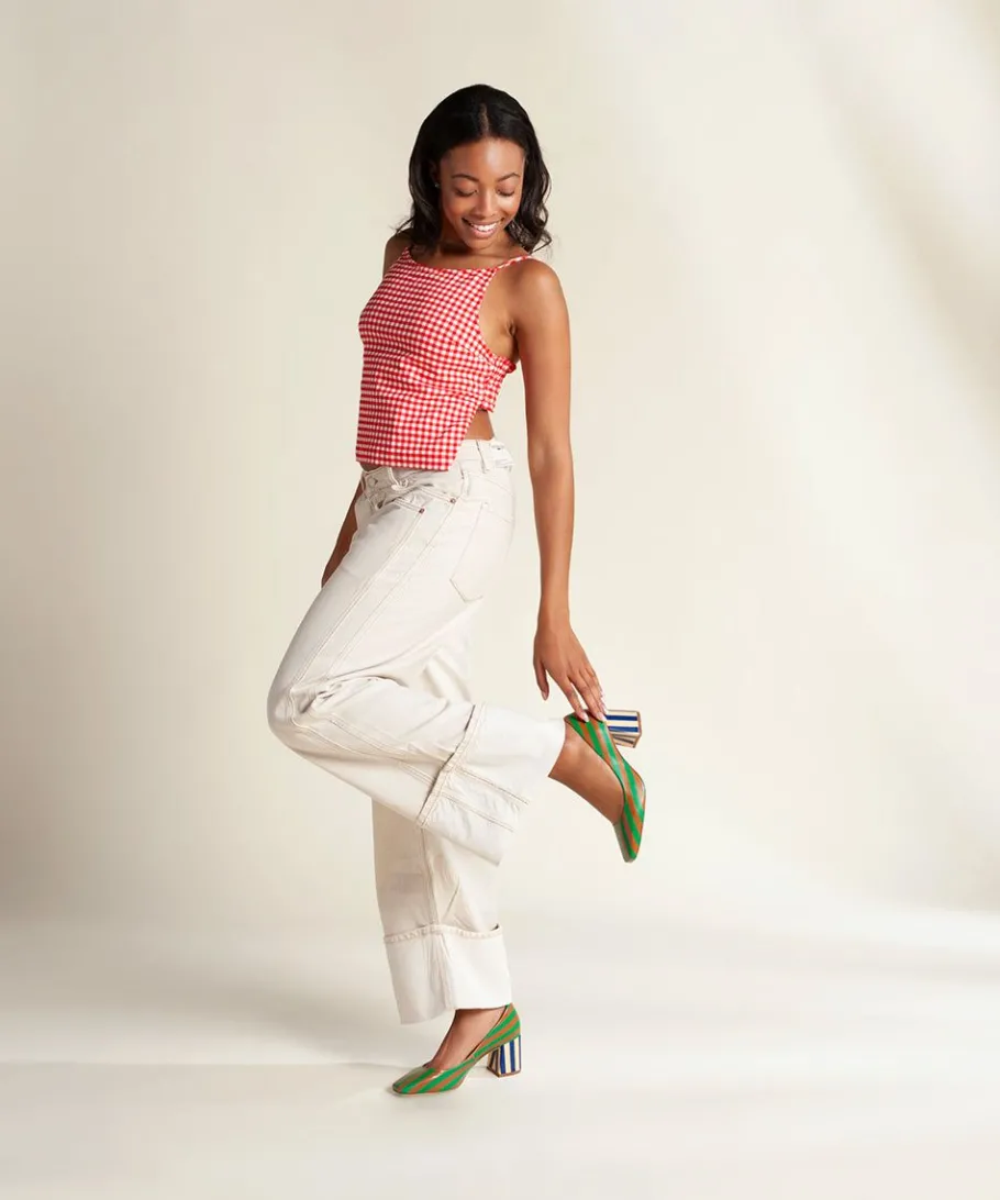 Discount Estee In Kite Stripe Women Heels