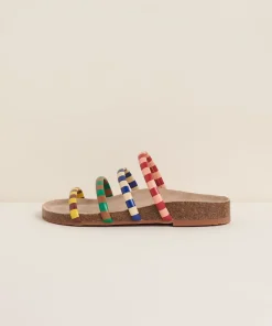 Hot Gloria In Stripe Women Sandals