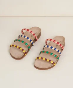 Hot Gloria In Stripe Women Sandals