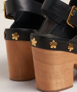 Sale Hari In Black Flower Women Clogs