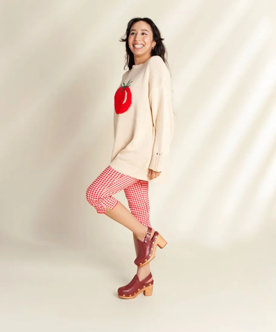 Outlet Hari In Merlot Stud Women Clogs