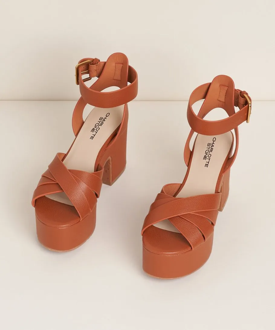 Outlet Judd In Tobacco Women Platforms