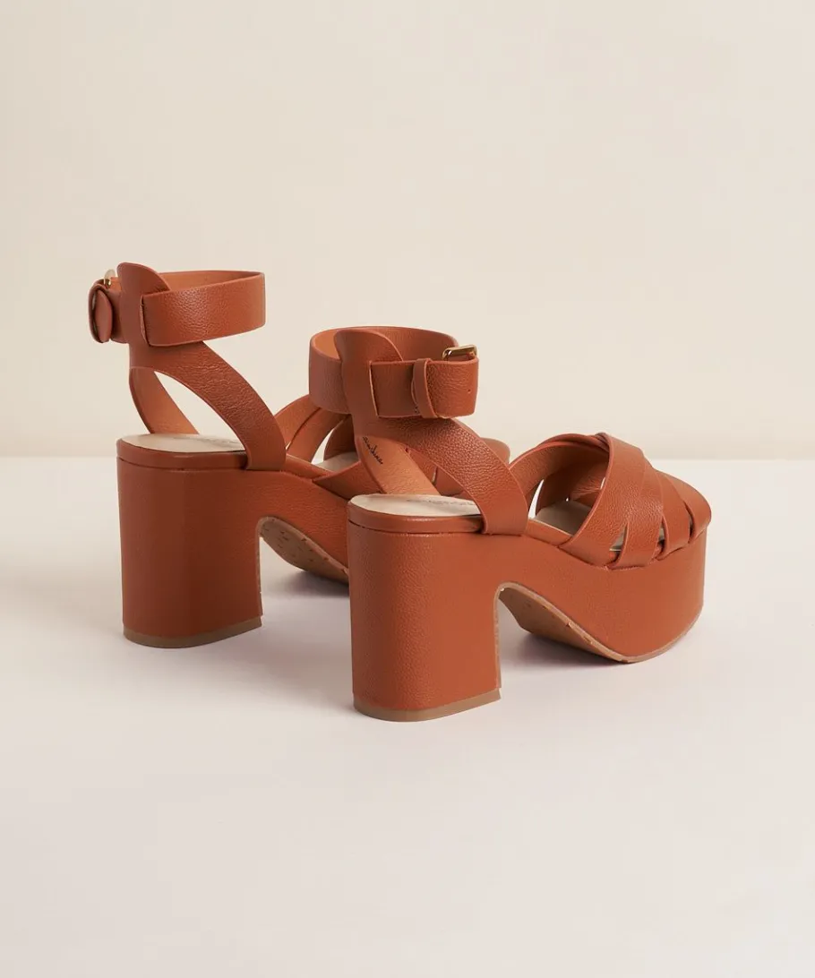 Outlet Judd In Tobacco Women Platforms