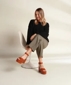 Outlet Judd In Tobacco Women Platforms