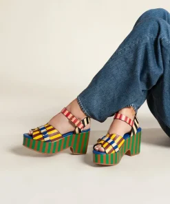 Best Raf In Stripe Women Platforms