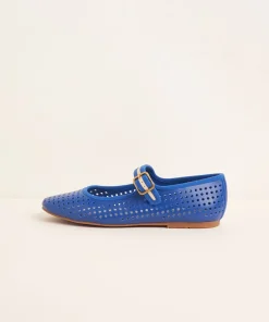 Outlet Raleigh In Royal Perf Women Flats