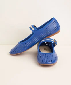 Outlet Raleigh In Royal Perf Women Flats