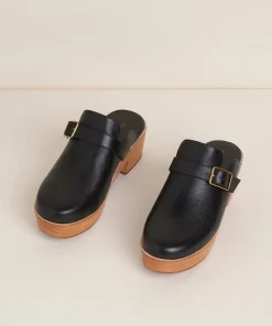 Clearance Sam In Black Women Clogs